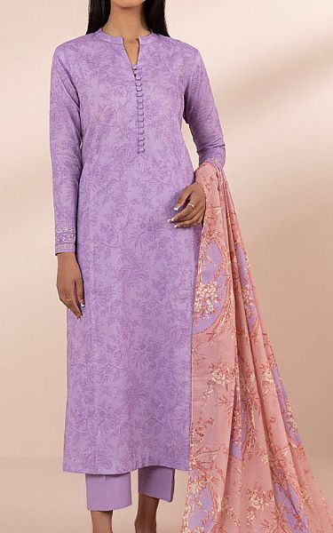 Sapphire Lavender Lawn Suit | Pakistani Lawn Suits- Image 1