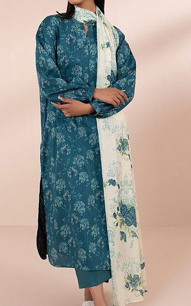 Sapphire Zinc Blue Lawn Suit | Pakistani Lawn Suits- Image 1