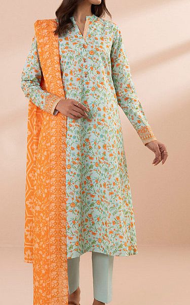 Sapphire Light Turquoise Lawn Suit | Pakistani Lawn Suits- Image 1
