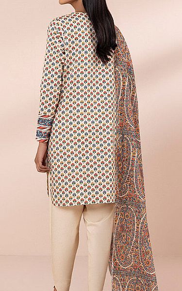 Sapphire Ivory Lawn Suit | Pakistani Lawn Suits- Image 2
