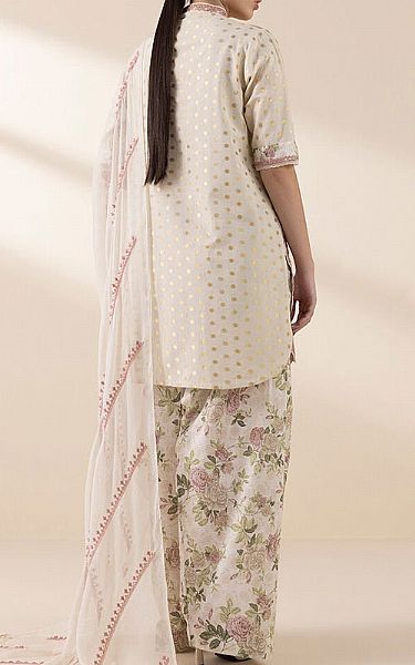 Sapphire Ivory Jacquard Suit | Pakistani Lawn Dress in USA- Image 2