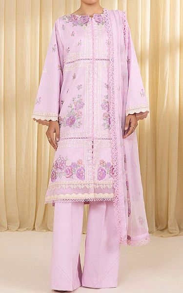 Sapphire Peach Jacquard Suit | Pakistani Lawn Dress in USA- Image 1