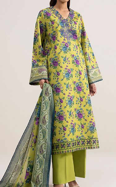 Sapphire Parrot Green Lawn Suit | Pakistani Lawn Dress in USA- Image 1