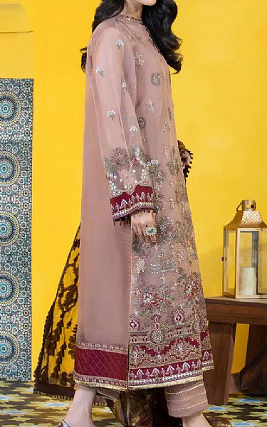 Sapphire Peach Organza Suit | Pakistani Dresses in USA- Image 2