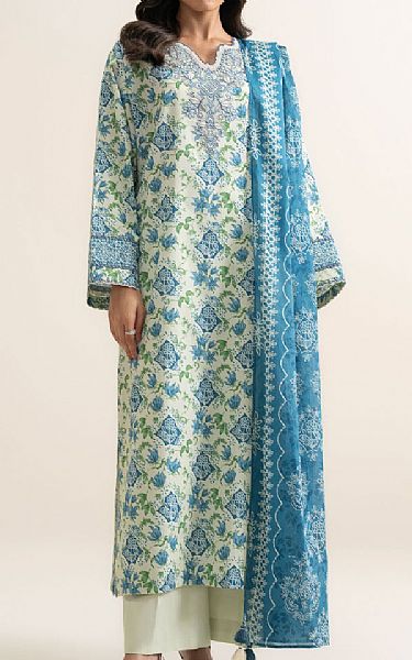 Sapphire Mint/Blue Lawn Suit | Pakistani Lawn Dress in USA- Image 1