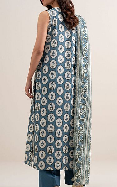 Sapphire Blue Lawn Suit | Pakistani Lawn Dress in USA- Image 2