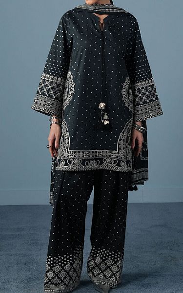 Sapphire Black Lawn Suit | Pakistani Lawn Dress in USA- Image 1