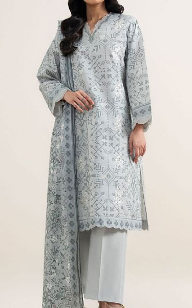 Sapphire Light Grey Lawn Suit | Pakistani Lawn Dress in USA- Image 1