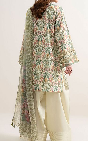 Sapphire Off-white/Green Lawn Suit | Pakistani Lawn Dress in USA- Image 2