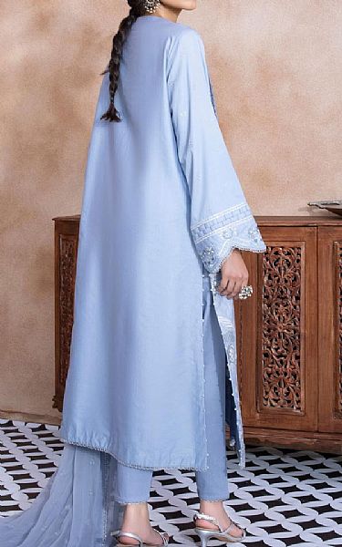 Sapphire Baby Blue Cotton Suit | Pakistani Dresses in USA- Image 2