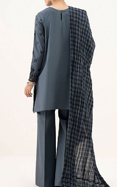 Sapphire Cadet Grey Lawn Suit | Pakistani Lawn Dress in USA- Image 2