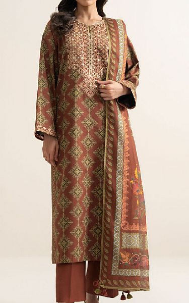 Sapphire Rust Lawn Suit | Pakistani Lawn Dress in USA- Image 1