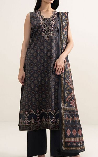 Sapphire Black Lawn Suit | Pakistani Lawn Dress in USA- Image 1