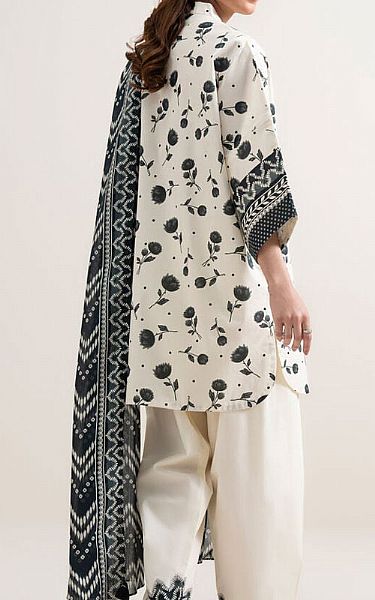 Sapphire White/Black Lawn Suit (2 Pcs) | Pakistani Lawn Dress in USA- Image 2