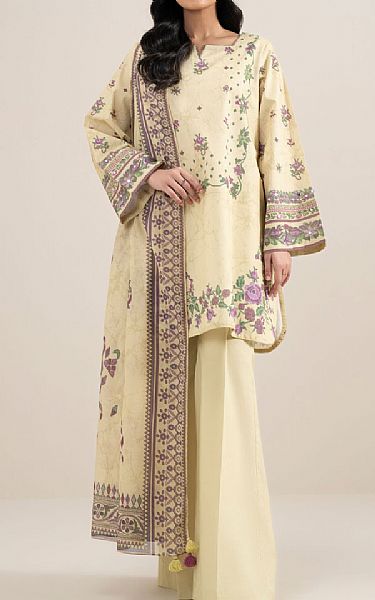 Sapphire Cream Lawn Suit | Pakistani Lawn Dress in USA- Image 1