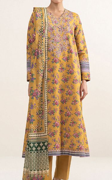 Sapphire Mustard Lawn Suit | Pakistani Lawn Dress in USA- Image 1
