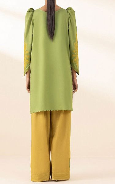 Sapphire Mustard/Green Lawn Suit (2 Pcs) | Pakistani Lawn Dress in USA- Image 2