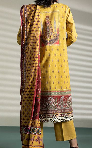 Sapphire Golden Yellow Khaddar Suit | Pakistani Dresses in USA- Image 2