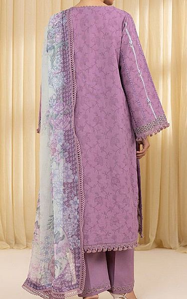 Sapphire Pink Lawn Suit | Pakistani Lawn Dress in USA- Image 2