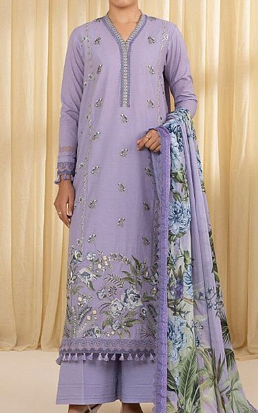Sapphire Lavender Lawn Suit | Pakistani Lawn Dress in USA- Image 1
