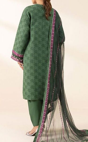 Sapphire Green Cotton Suit | Pakistani Lawn Dress in USA- Image 2