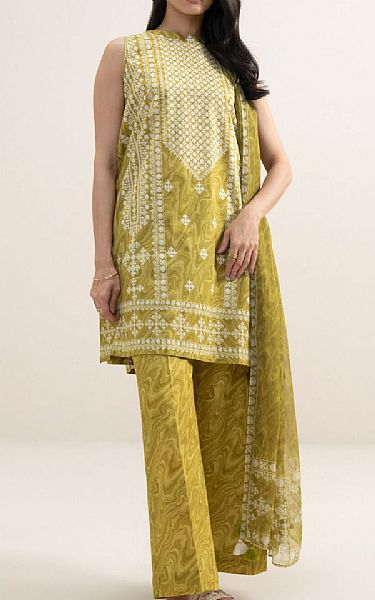 Sapphire Mustard Lawn Suit | Pakistani Lawn Dress in USA- Image 1