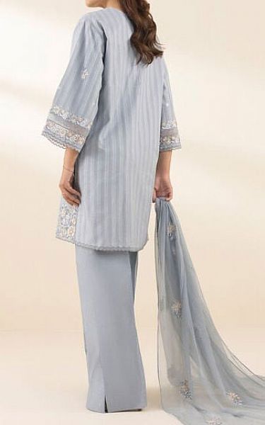 Sapphire Light Grey Cotton Suit | Pakistani Lawn Dress in USA- Image 2