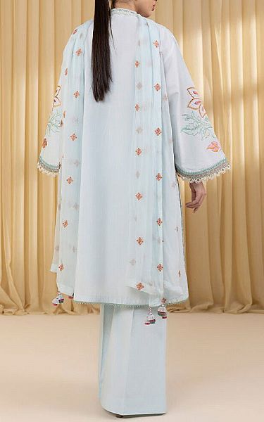 Sapphire Sky Blue Cotton Suit | Pakistani Lawn Dress in USA- Image 2