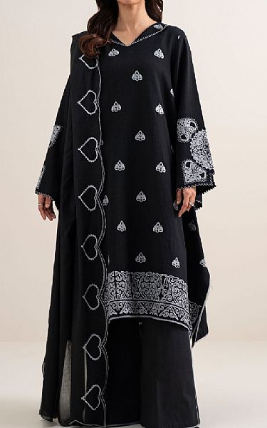Sapphire Black Dobby Suit | Pakistani Lawn Dress in USA- Image 1
