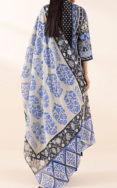 Sapphire Black/Blue Lawn Suit (2 pcs) | Pakistani Lawn Dress in USA- Image 2