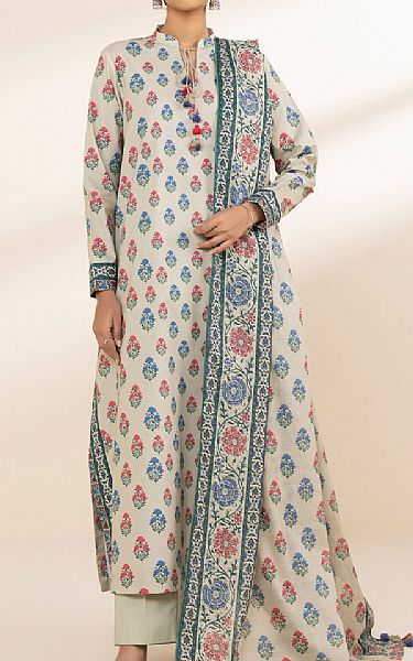 Sapphire Ivory Lawn Suit | Pakistani Lawn Dress in USA- Image 1