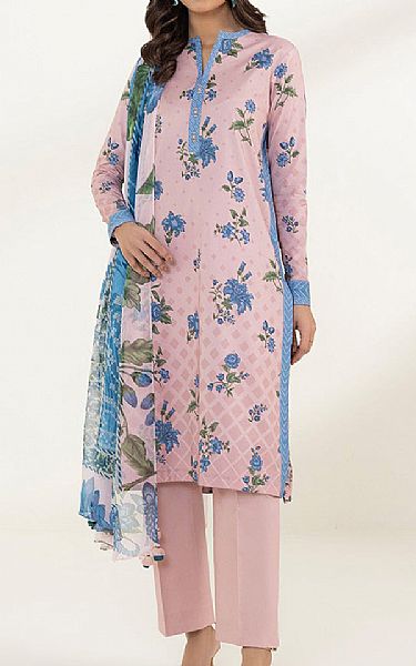 Sapphire Cavern Pink/Blue Lawn Suit (2 pcs) | Pakistani Lawn Suits- Image 1