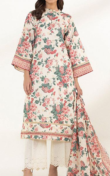 Sapphire Ivory Lawn Suit (2 pcs) | Pakistani Lawn Suits- Image 1