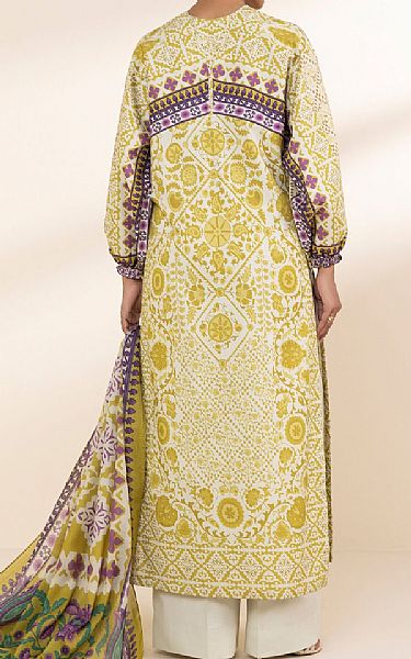 Sapphire Mustard/Off White Lawn Suit (2 pcs) | Pakistani Lawn Dress in USA- Image 2