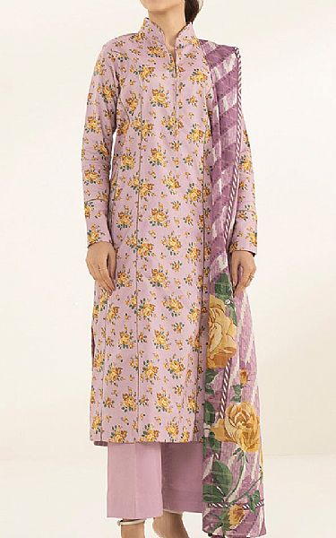 Sapphire Oyster Pink Lawn Suit | Pakistani Lawn Suits- Image 1