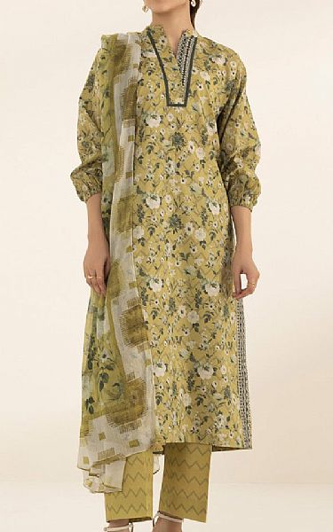Sapphire Khaki Lawn Suit | Pakistani Lawn Suits- Image 1
