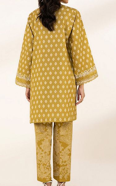 Sapphire Satin Sheen Gold Lawn Suit (2 pcs) | Pakistani Lawn Suits- Image 2