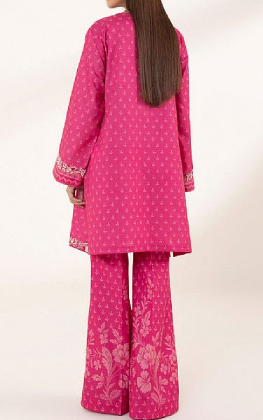Sapphire Cerise Pink Lawn Suit (2 pcs) | Pakistani Lawn Suits- Image 2