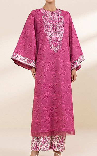 Sapphire Dark Pink Lawn Suit (2 pcs) | Pakistani Lawn Dress in USA- Image 1