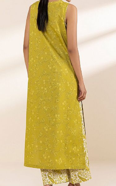 Sapphire Muddy Yellow Lawn Suit (2 pcs) | Pakistani Lawn Dress in USA- Image 2