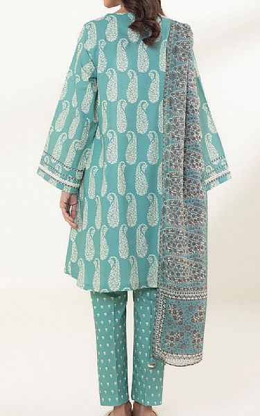 Sapphire Aqua Lawn Suit | Pakistani Lawn Suits- Image 2
