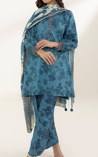Sapphire Dull Blue Lawn Suit | Pakistani Lawn Suits- Image 1
