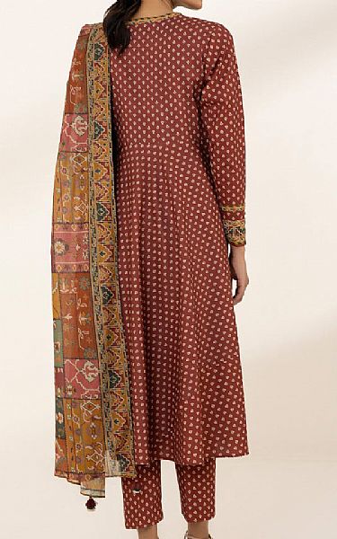 Sapphire Sanguine Brown Lawn Suit | Pakistani Lawn Suits- Image 2