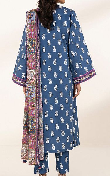 Sapphire Cornflower Blue Lawn Suit | Pakistani Lawn Suits- Image 2