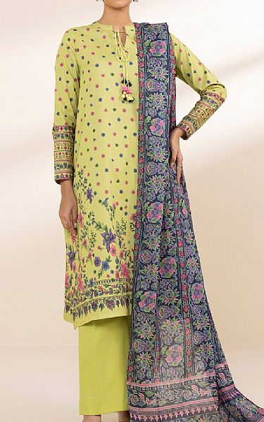 Sapphire Apple Green Lawn Suit | Pakistani Lawn Dress in USA- Image 1