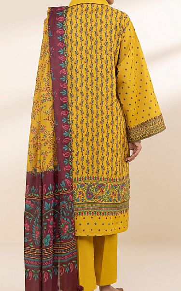 Sapphire Mustard Lawn Suit | Pakistani Lawn Dress in USA- Image 2