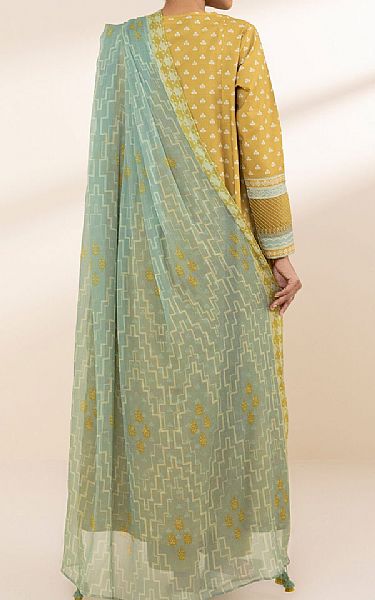 Sapphire Mustard Lawn Suit | Pakistani Lawn Dress in USA- Image 2