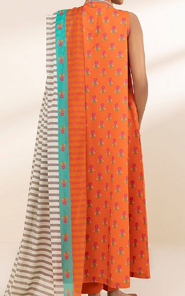 Sapphire Orange Lawn Suit | Pakistani Lawn Dress in USA- Image 2