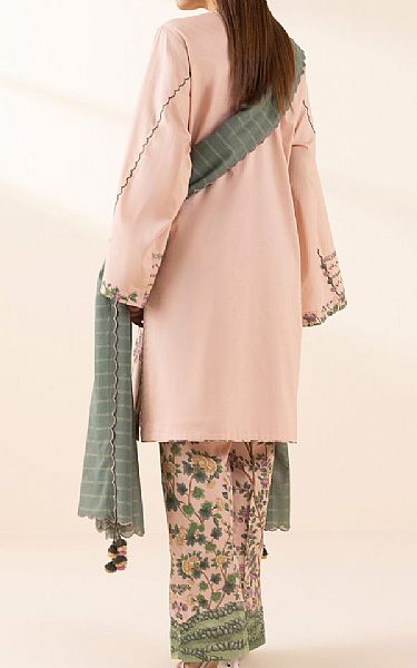 Sapphire Oyster Pink Lawn Suit | Pakistani Lawn Dress in USA- Image 2