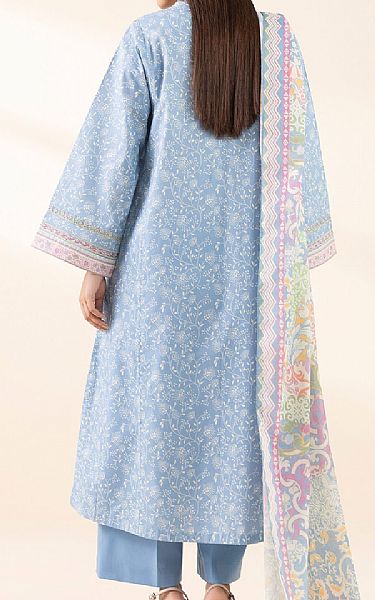 Sapphire Pastel Blue Lawn Suit | Pakistani Lawn Dress in USA- Image 2